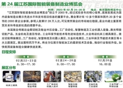 數(shù)字經(jīng)濟(jì)展會(huì)強(qiáng)音符 聚焦智造未來(lái)，第24屆江蘇國(guó)際裝備博覽會(huì)引領(lǐng)云服務(wù)新浪潮